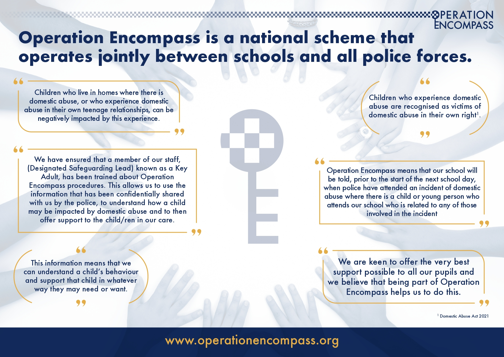 Operation Encompass Parent Poster